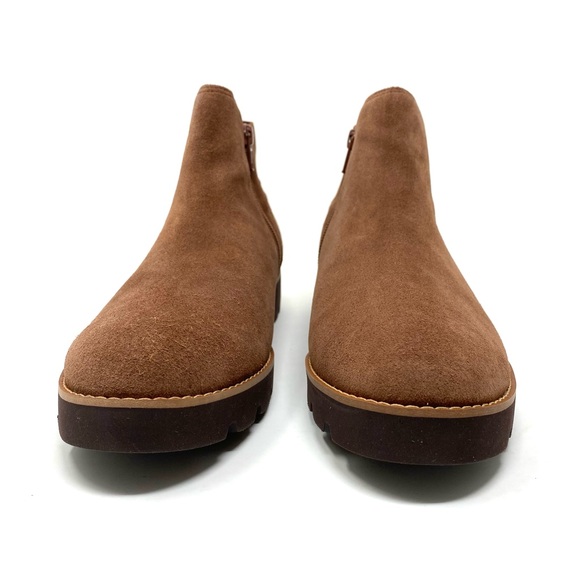 Vionic Brionie Monk Robe Suede Ankle Boots WIDE - Picture 4 of 9